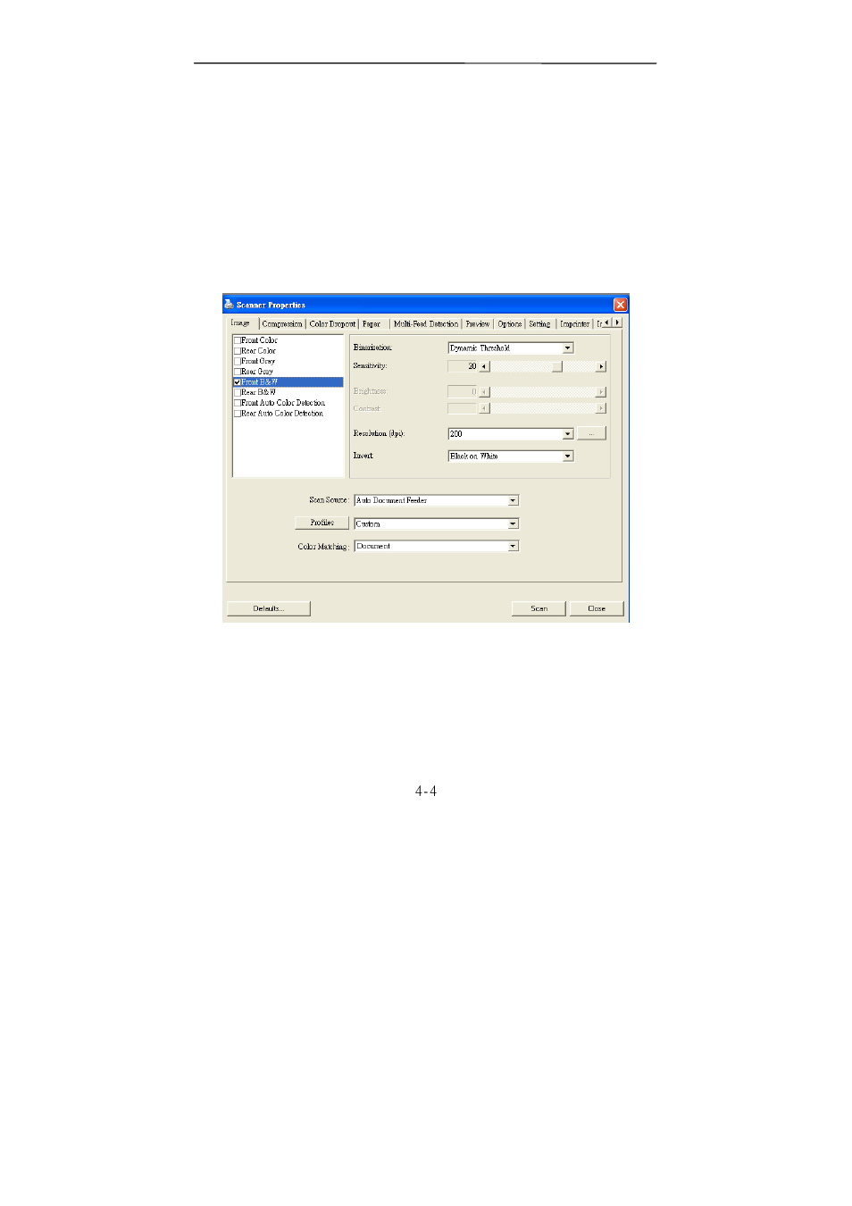 Avision IS1000 (BF-1008S) User Manual | Page 34 / 107