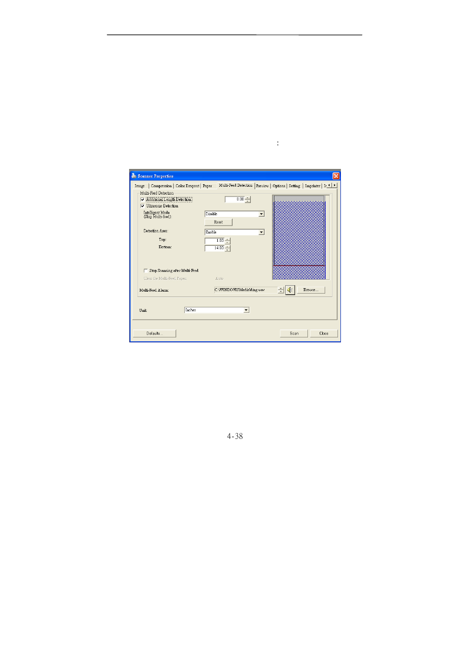 Avision IS1000 (BF-1008S) User Manual | Page 68 / 107