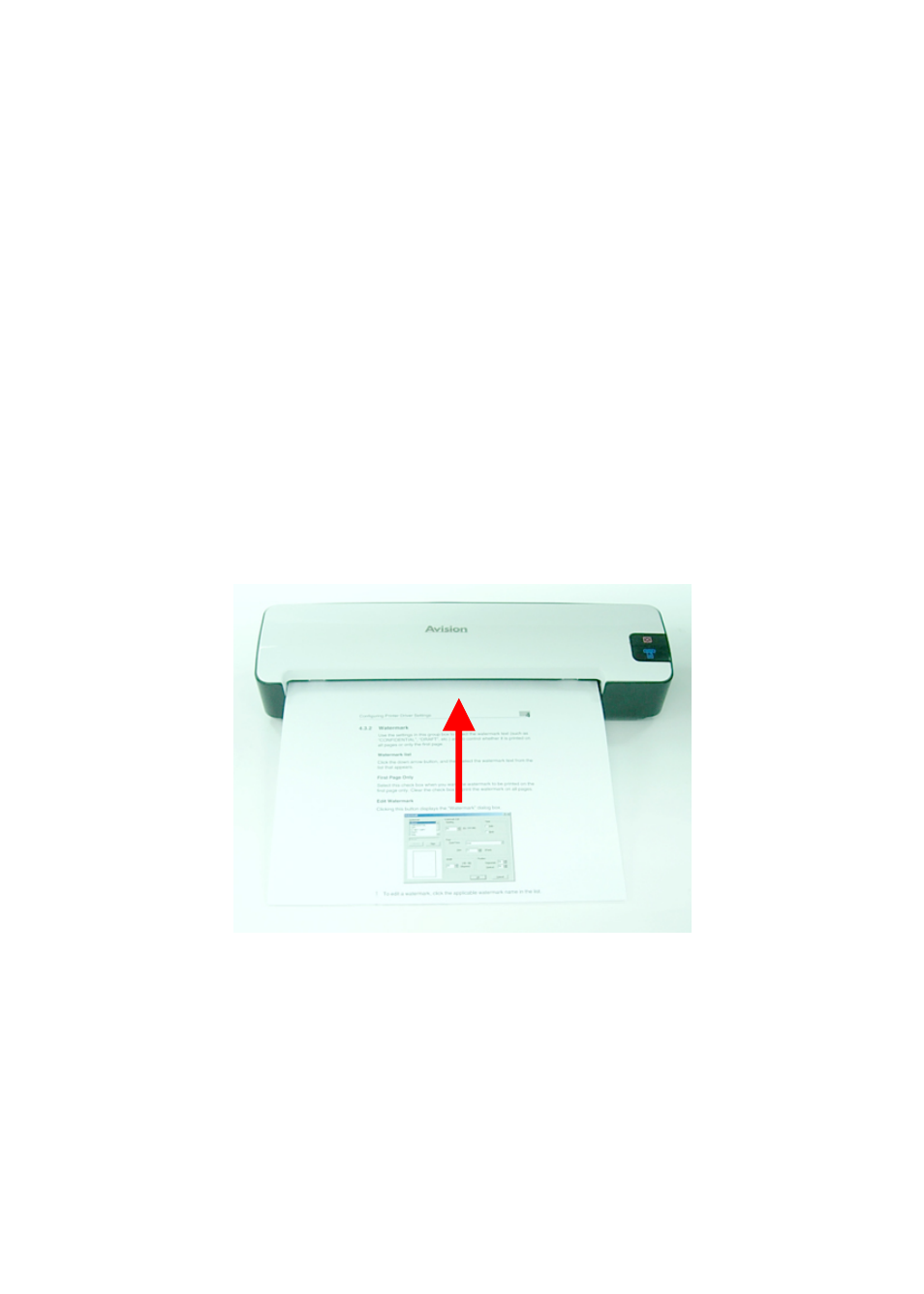 2 loading paper to the paper feed slot, Loading paper to the paper feed slot -2 | Avision AV36 (FL-0914S) User Manual | Page 14 / 95