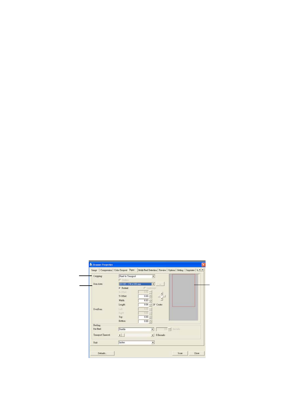 1 relative to document, Relative to document -43 | Avision AV36 (FL-0914S) User Manual | Page 64 / 95