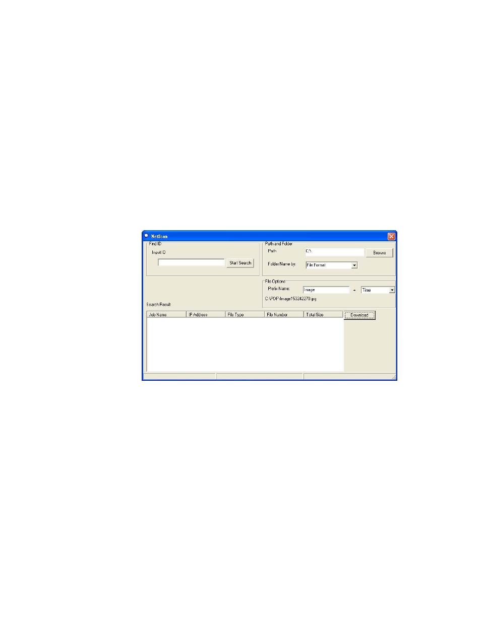 Accessing the netscan images from the network | Avision AM7100NF User Manual User Manual | Page 123 / 208