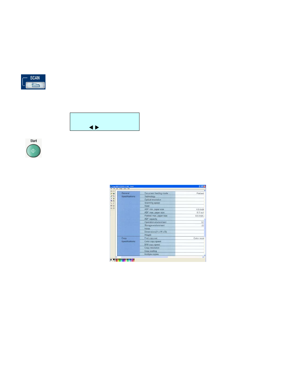 Scanning from a touch of the start button | Avision AM7100NF User Manual User Manual | Page 186 / 208