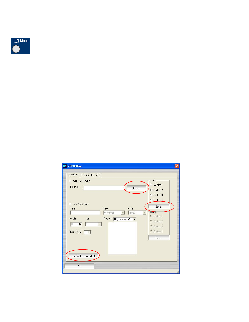 Adding watermark on your document | Avision AM7100NF User Manual User Manual | Page 189 / 208