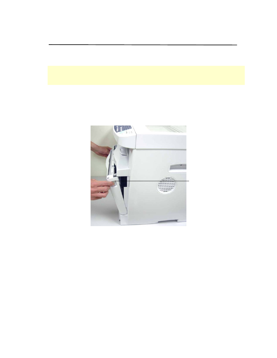 Removing the tapes of the toner cartridge | Avision AM7100NF User Manual User Manual | Page 23 / 208