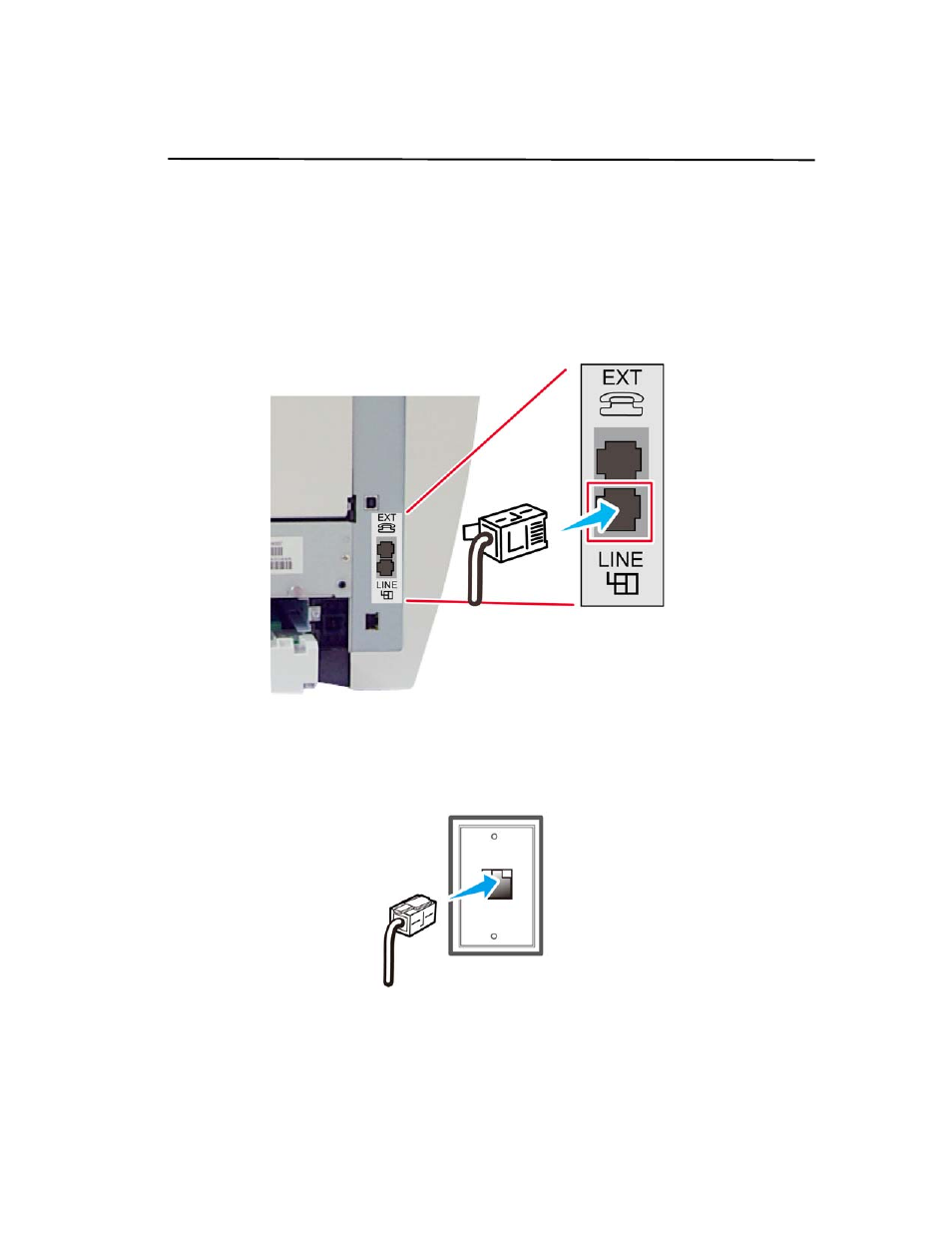 Connecting directly to a telephone wall jack | Avision AM7100NF User Manual User Manual | Page 33 / 208