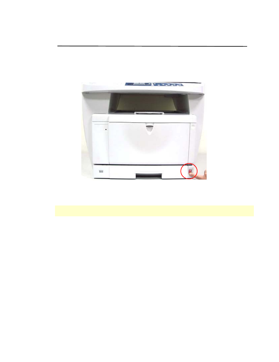 Turning on the machine | Avision AM7100NF User Manual User Manual | Page 36 / 208