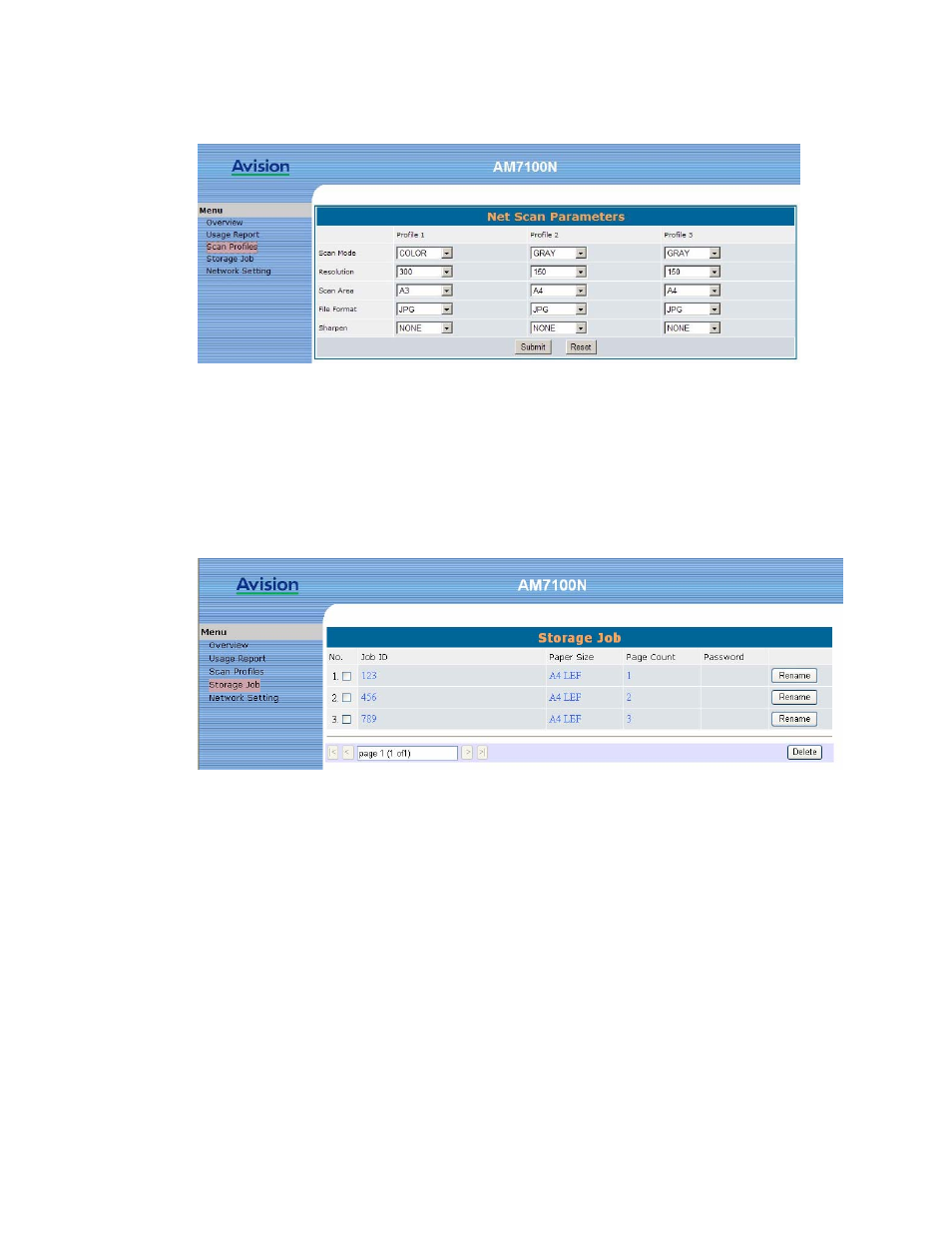 Avision AM7100N (MT-0904B) User Manual | Page 143 / 153