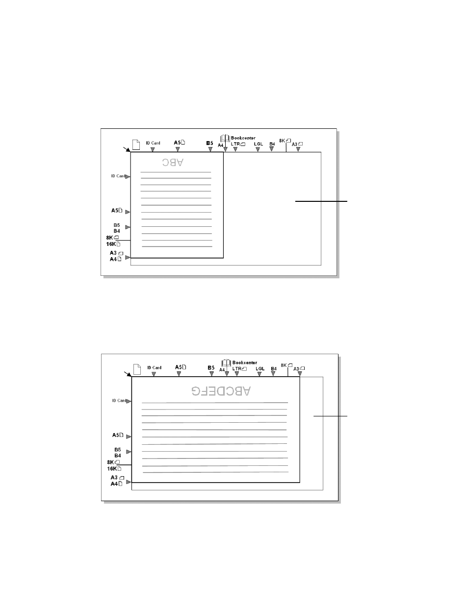 Paper orientation | Avision AM7100N (MT-0904B) User Manual | Page 45 / 153