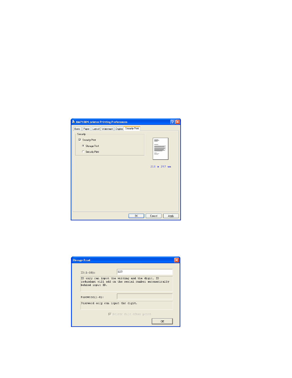Saving your print job | Avision AM7100N (MT-0904B) User Manual | Page 91 / 153