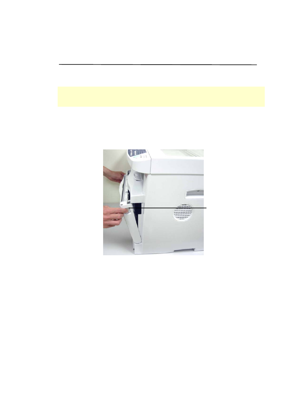 Removing the tapes of the toner cartridge | Avision AM7000N (MT-0904B) User Manual | Page 19 / 122