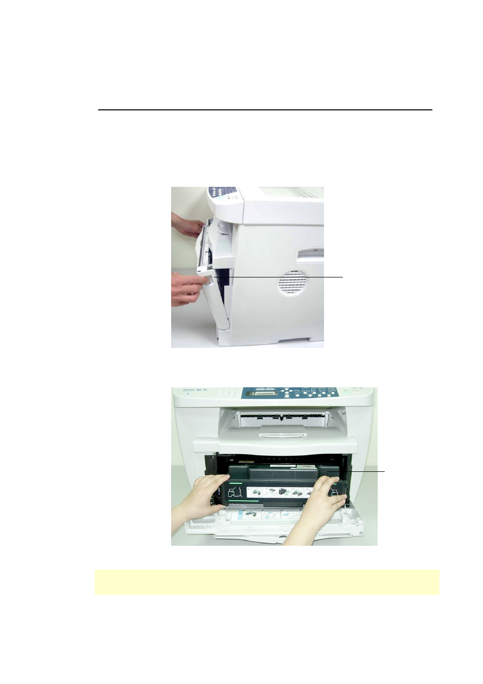 Replacing a toner cartridge | Avision AM7000N (MT-0904B) User Manual | Page 95 / 122