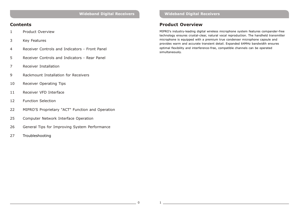 頁面 3 | Avlex ACT-818 Wideband Single-Channel Digital Receiver User Manual | Page 3 / 17