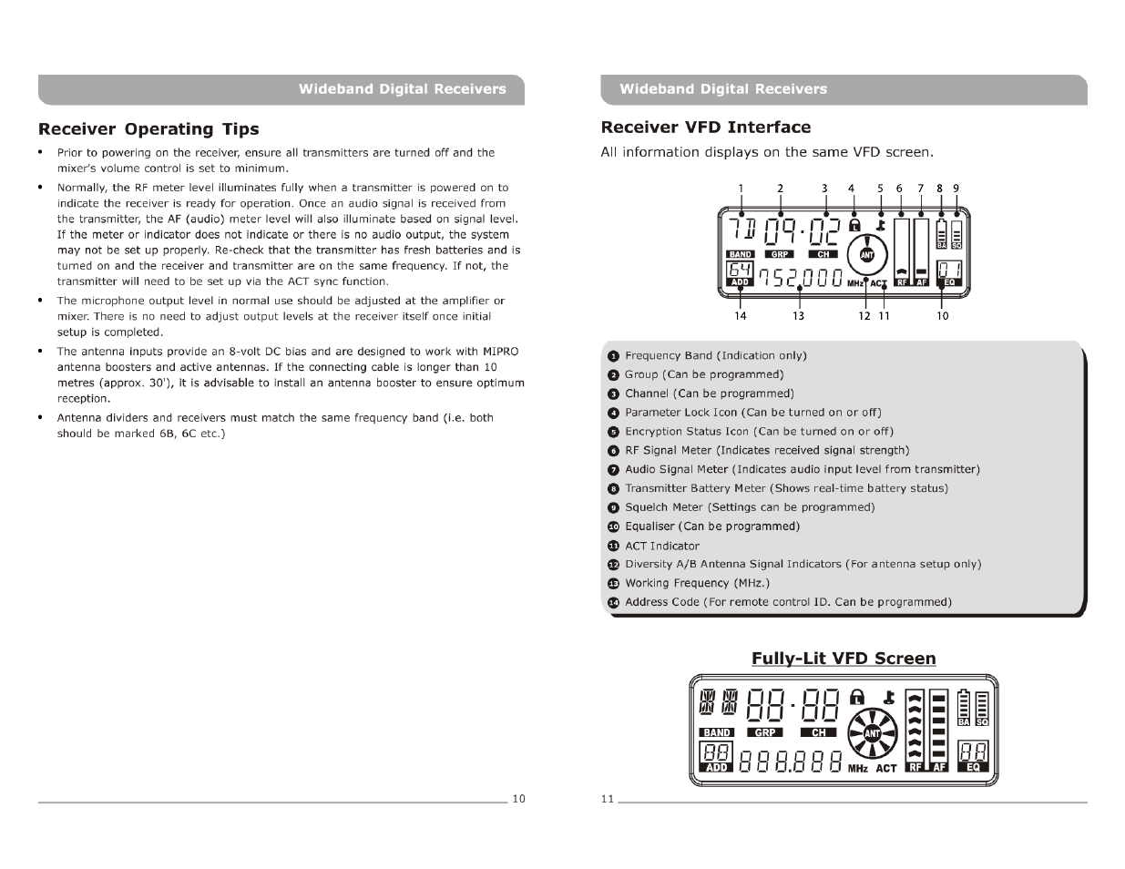 Avlex ACT-818 Wideband Single-Channel Digital Receiver User Manual | Page 8 / 17