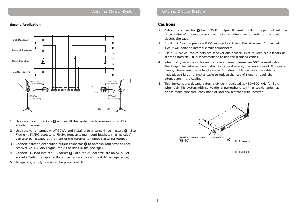 頁面 5 | Avlex AD-707a Wideband 4-Channel Antenna Divider User Manual | Page 5 / 5
