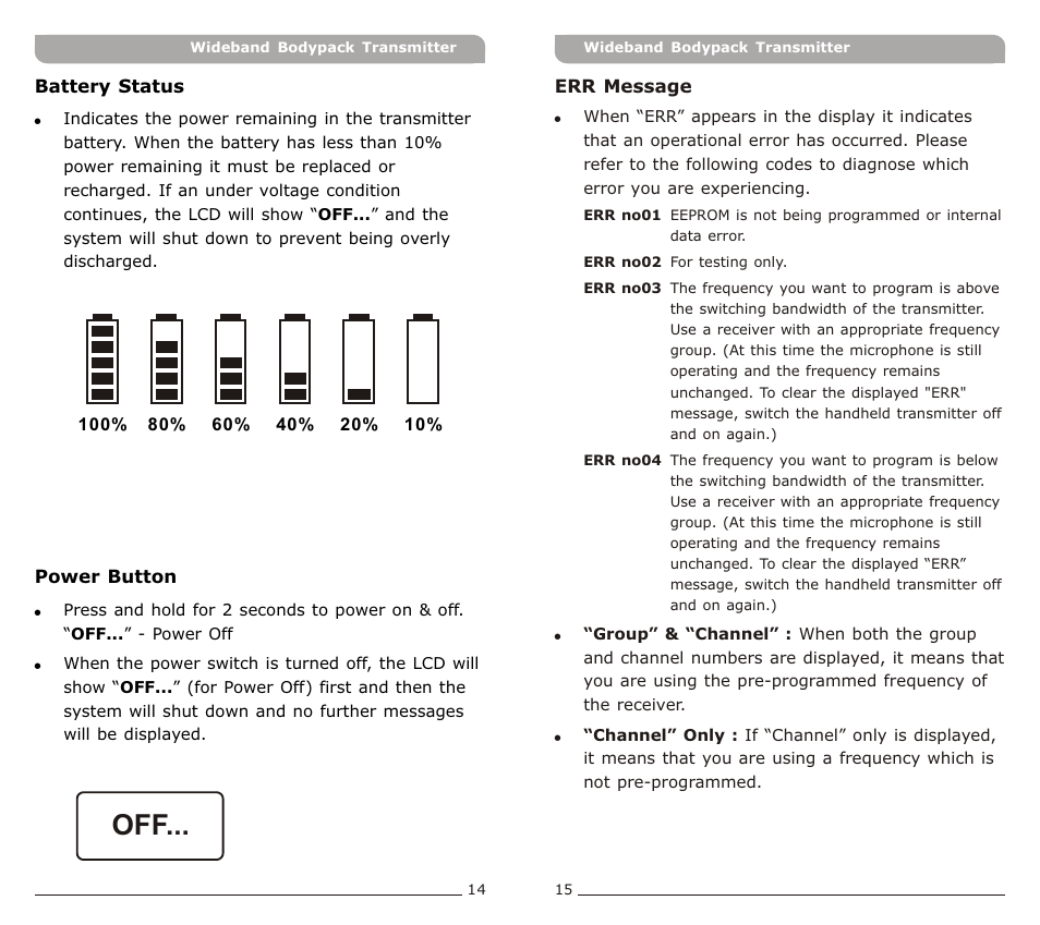 頁面 9 | Avlex ACT-71Ta Miniature Ultra-Wideband User Manual | Page 9 / 13
