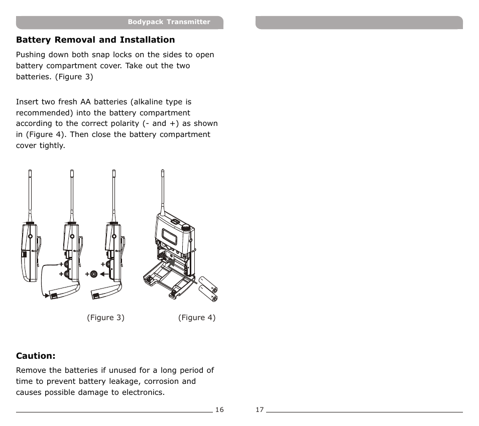 頁面 11 | Avlex ACT-30T Bodypack Transmitter User Manual | Page 11 / 11