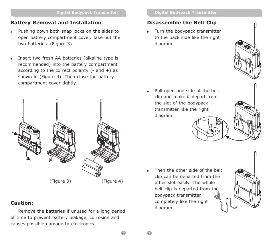 頁面 16 | Avlex ACT-80T Wideband Digital Bodypack Transmitter User Manual | Page 16 / 17