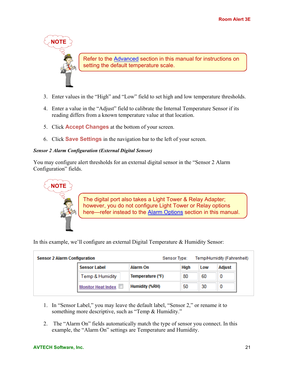 AVTECH Room Alert 3E Monitor (RA3E-ES0-BAS) User Manual | Page 25 / 48