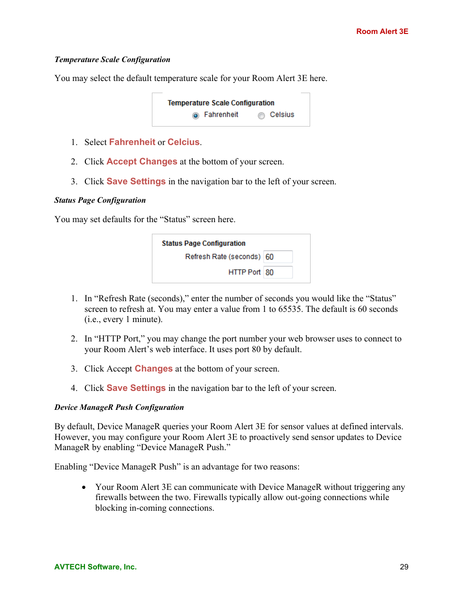 AVTECH Room Alert 3E Monitor (RA3E-ES0-BAS) User Manual | Page 33 / 48