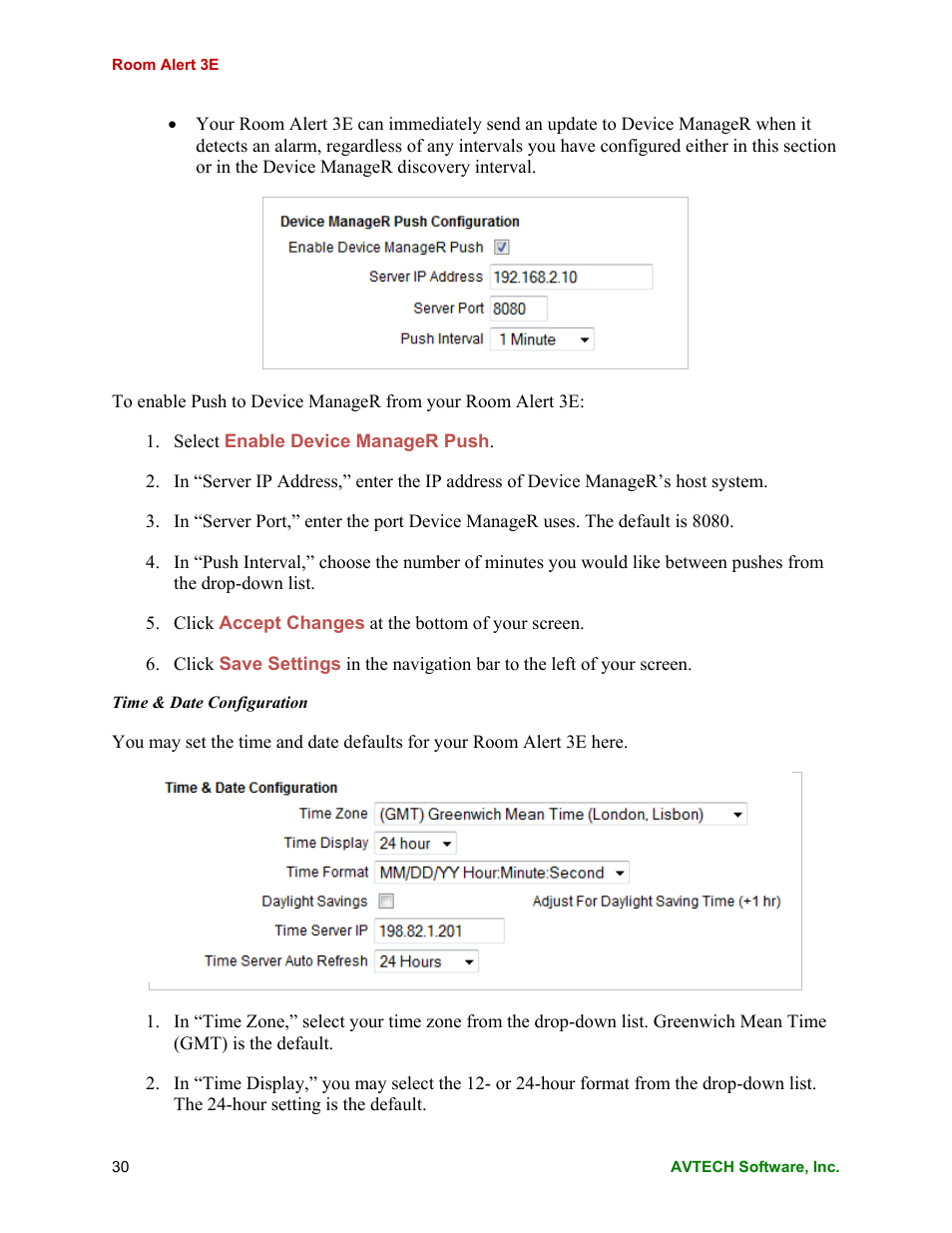 AVTECH Room Alert 3E Monitor (RA3E-ES0-BAS) User Manual | Page 34 / 48