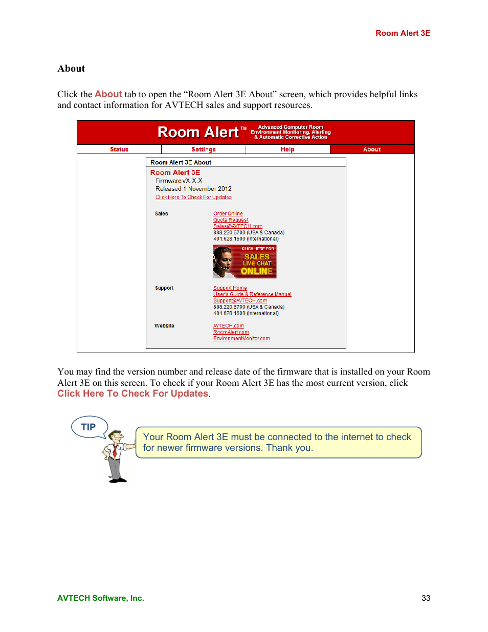 AVTECH Room Alert 3E Monitor (RA3E-ES0-BAS) User Manual | Page 37 / 48