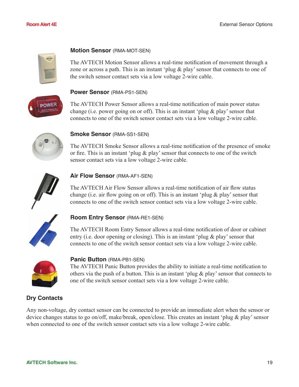 AVTECH Room Alert 4ER Monitor (RA4E-ES1-RAS) User Manual | Page 23 / 32
