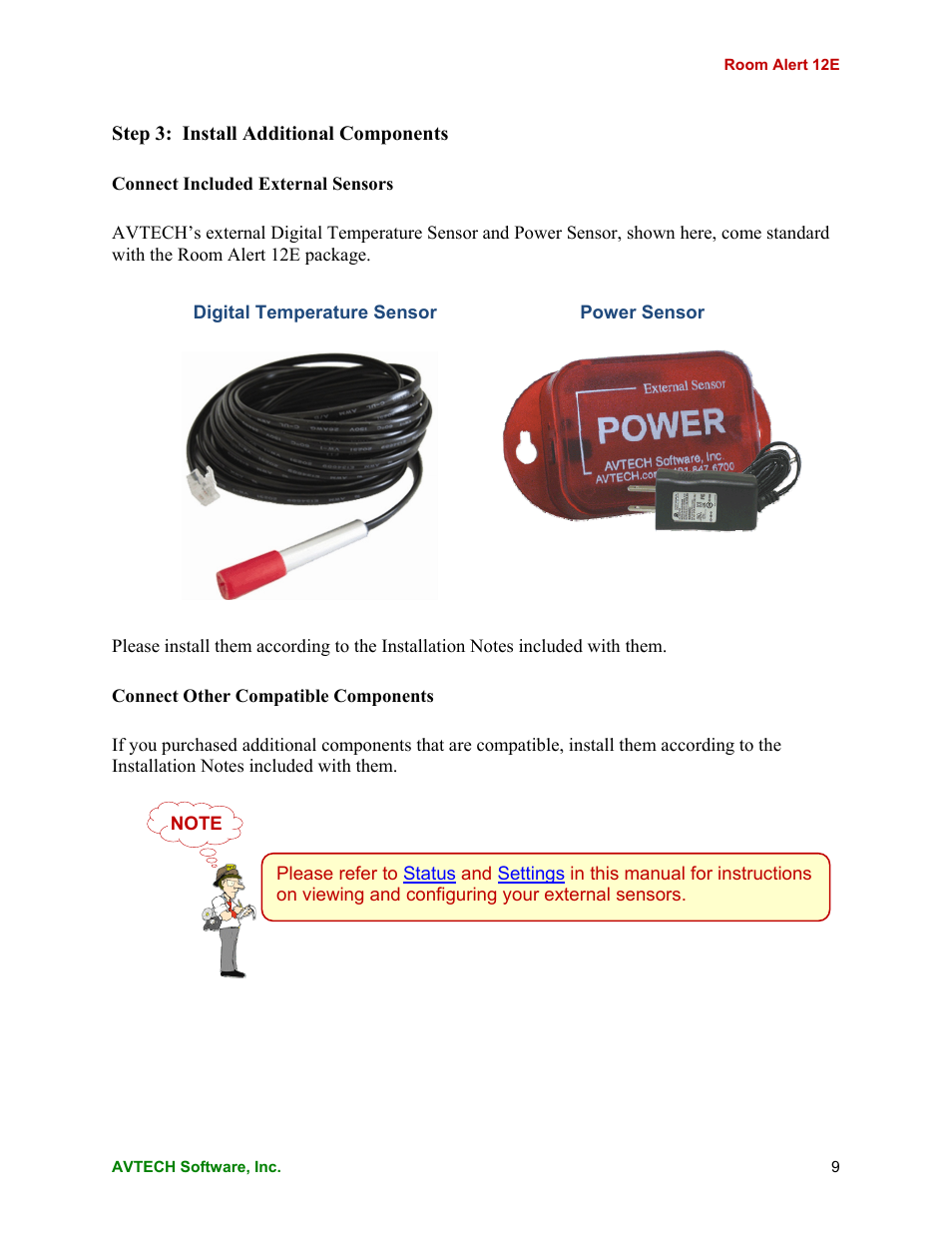 AVTECH Room Alert 12ER Monitor (RA12E-TH1-RAS) User Manual | Page 13 / 56