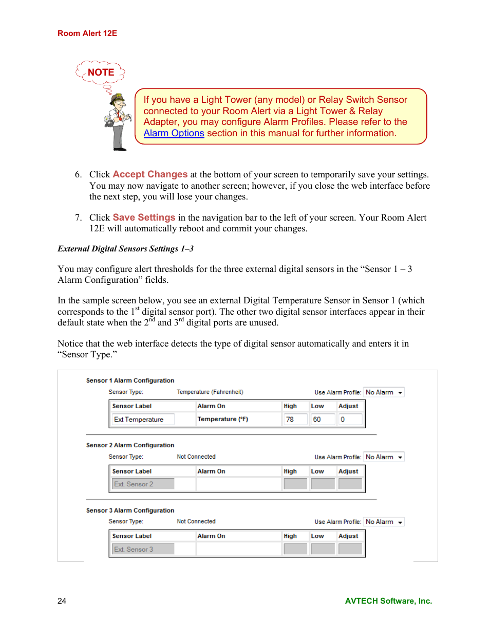 AVTECH Room Alert 12ER Monitor (RA12E-TH1-RAS) User Manual | Page 28 / 56