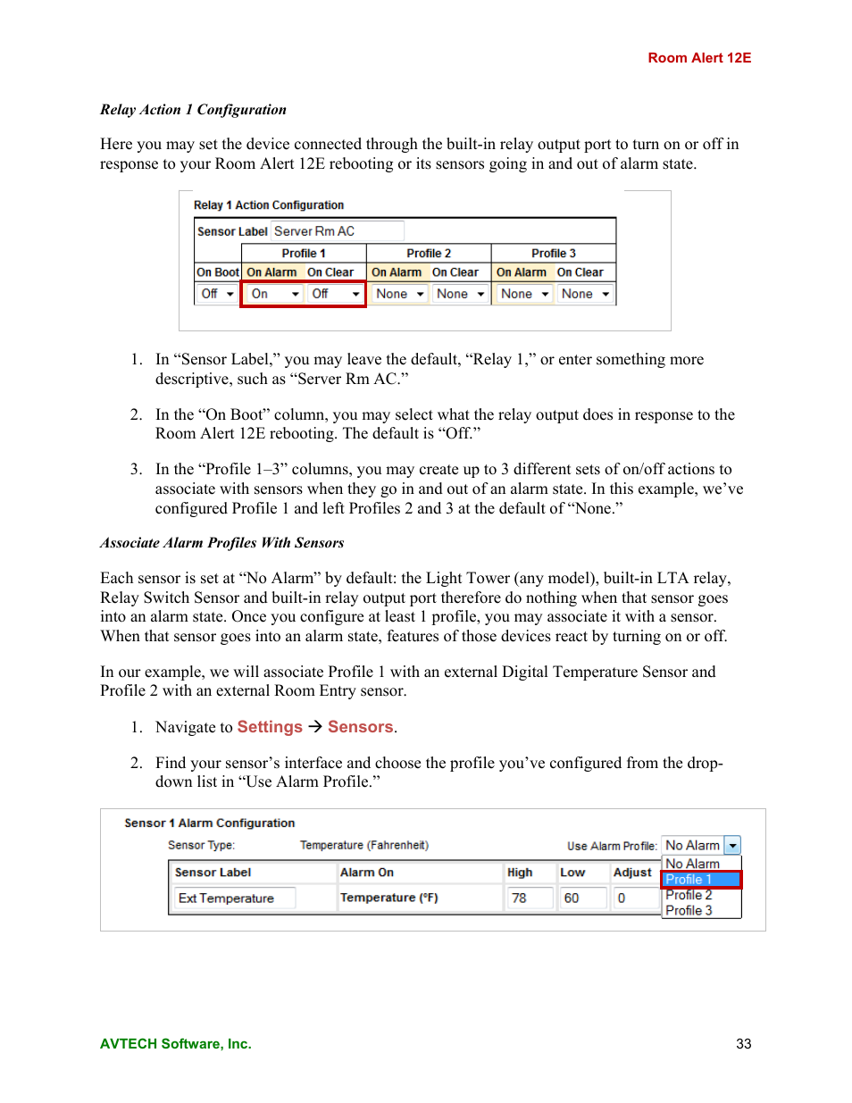 AVTECH Room Alert 12ER Monitor (RA12E-TH1-RAS) User Manual | Page 37 / 56