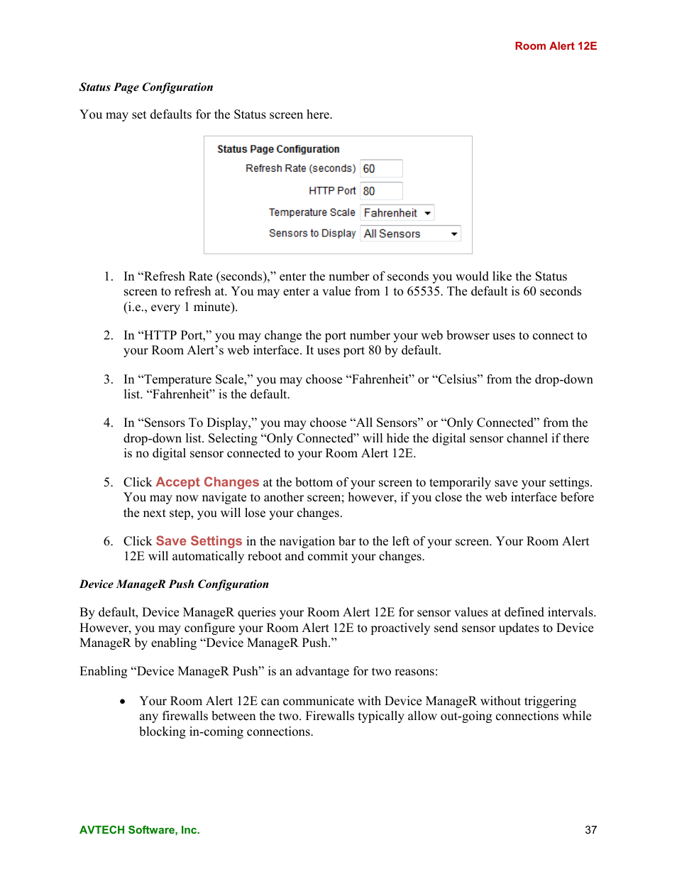AVTECH Room Alert 12ER Monitor (RA12E-TH1-RAS) User Manual | Page 41 / 56