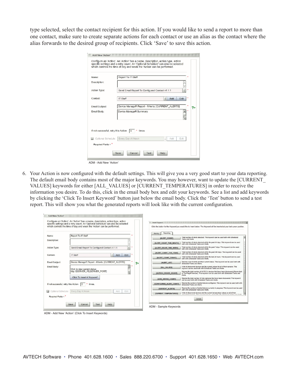 AVTECH Report Generator Plugin User Manual | Page 3 / 4