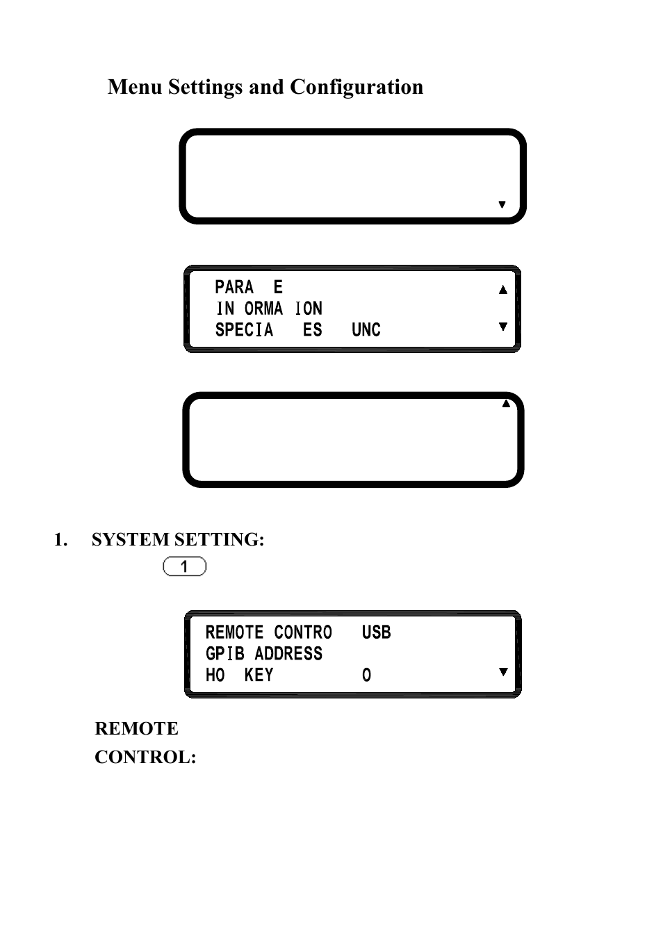 2 menu settings and configuration, Menu settings and configuration | B&K Precision XLN60026 - Manual User Manual | Page 117 / 207
