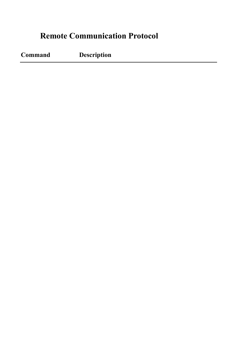 4 remote communication protocol, Remote communication protocol | B&K Precision XLN60026 - Manual User Manual | Page 165 / 207