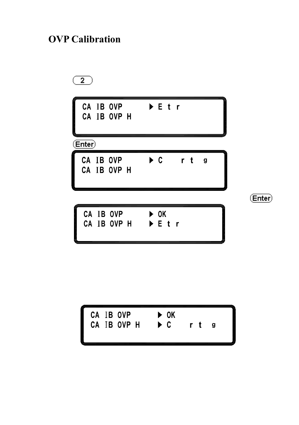3 ovp calibration, Ovp calibration | B&K Precision XLN60026 - Manual User Manual | Page 197 / 207