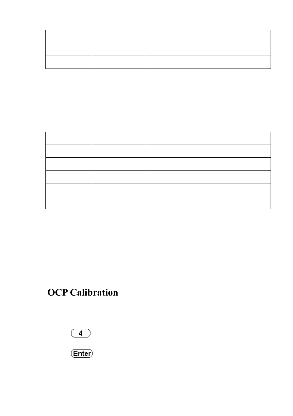 5 ocp calibration, Ocp calibration | B&K Precision XLN60026 - Manual User Manual | Page 200 / 207
