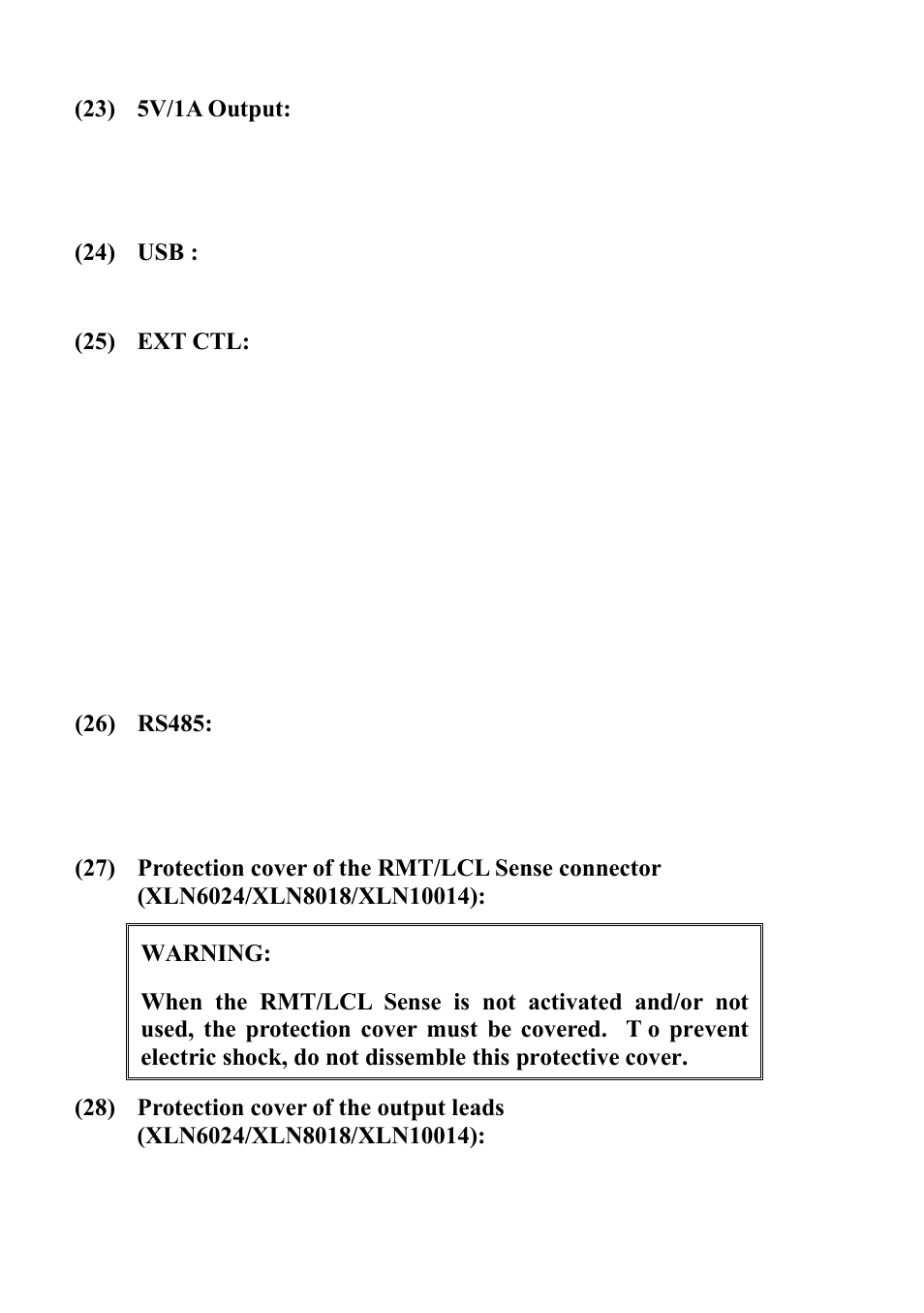 B&K Precision XLN60026 - Manual User Manual | Page 39 / 207