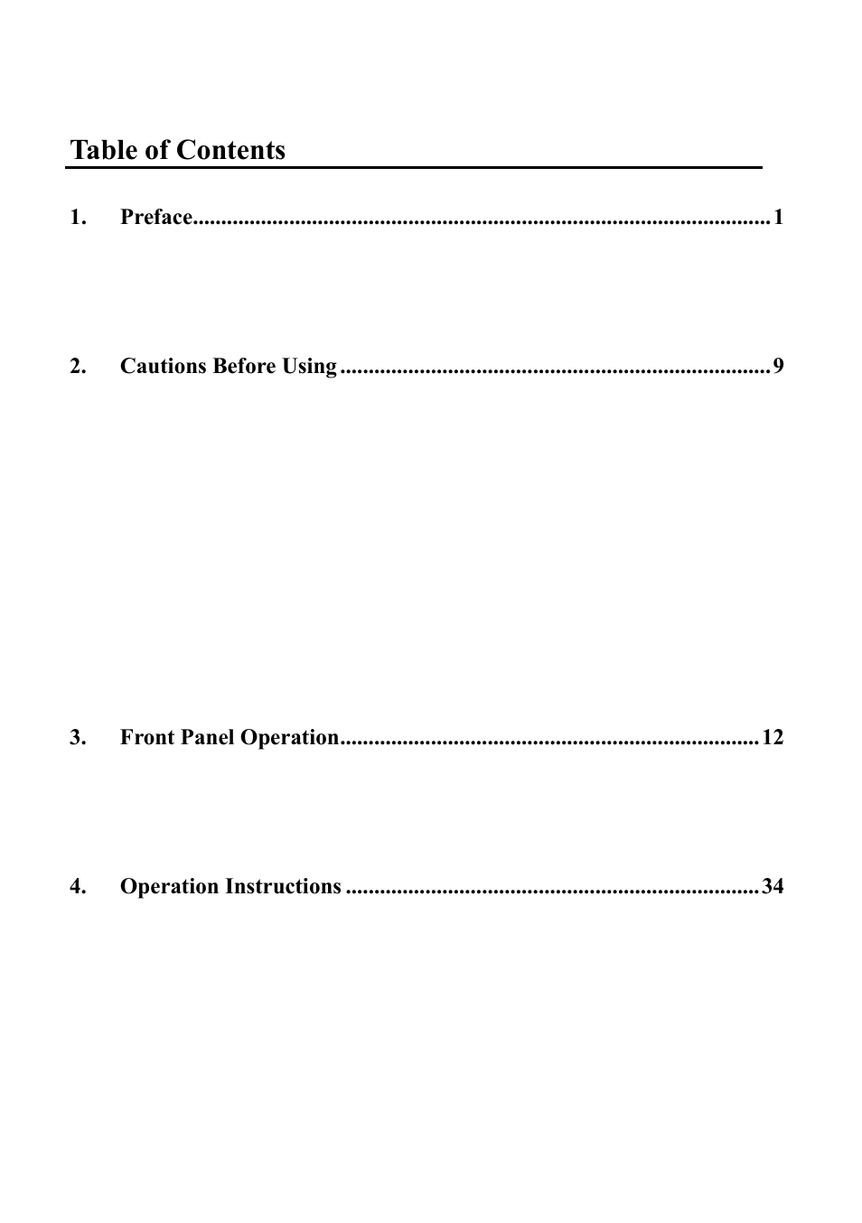 B&K Precision XLN60026 - Manual User Manual | Page 5 / 207