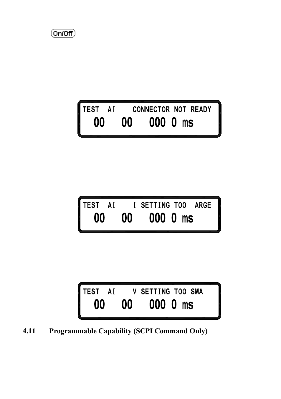 Programmable capability (scpi command only) | B&K Precision XLN60026 - Manual User Manual | Page 51 / 207
