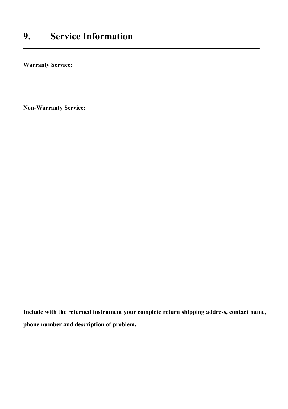 Service information | B&K Precision XLN60026 - Manual User Manual | Page 91 / 207