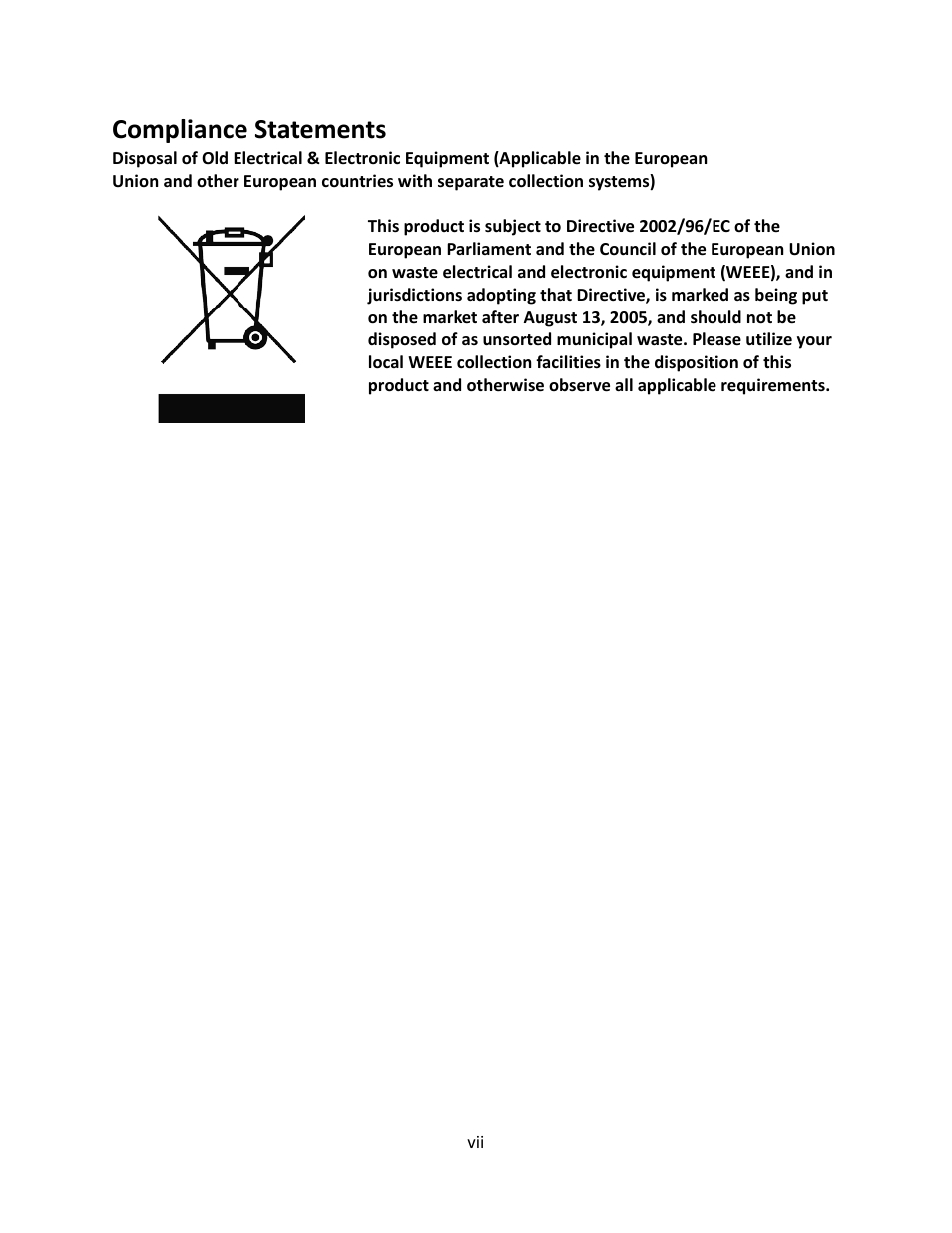 Compliance statements | B&K Precision 9116 - Manual User Manual | Page 8 / 74