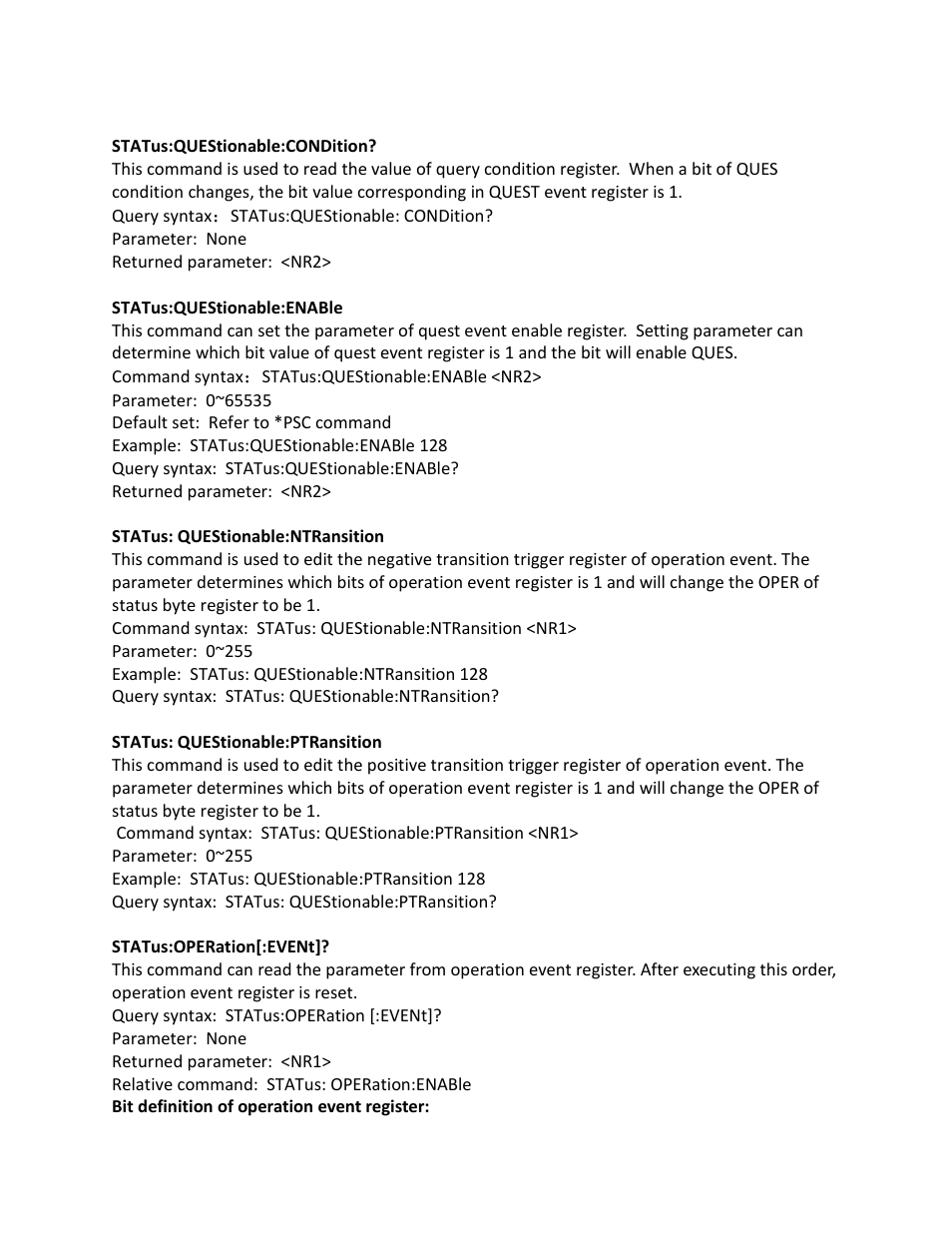 B&K Precision 9116 - Programming Manual User Manual | Page 10 / 23