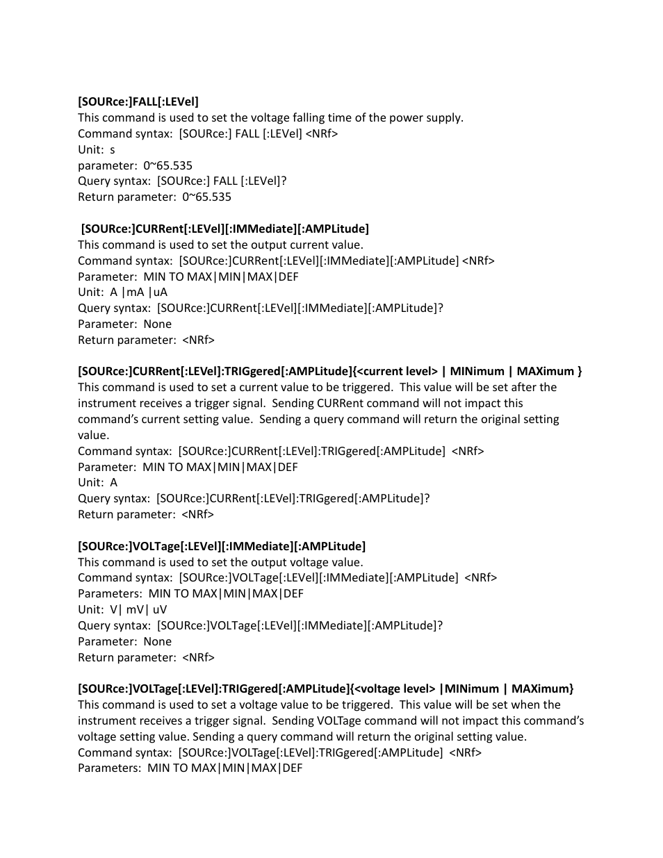 B&K Precision 9116 - Programming Manual User Manual | Page 16 / 23