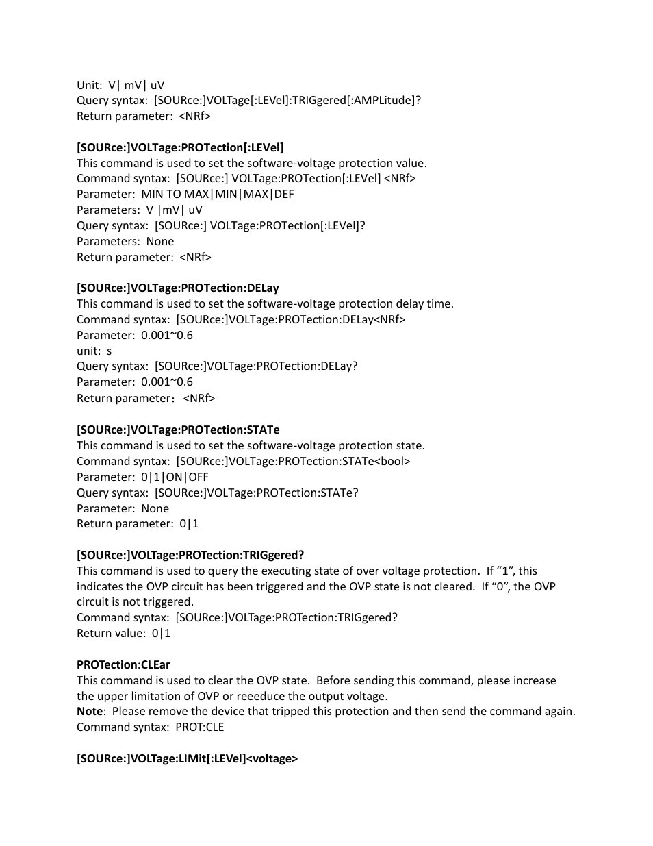 B&K Precision 9116 - Programming Manual User Manual | Page 17 / 23
