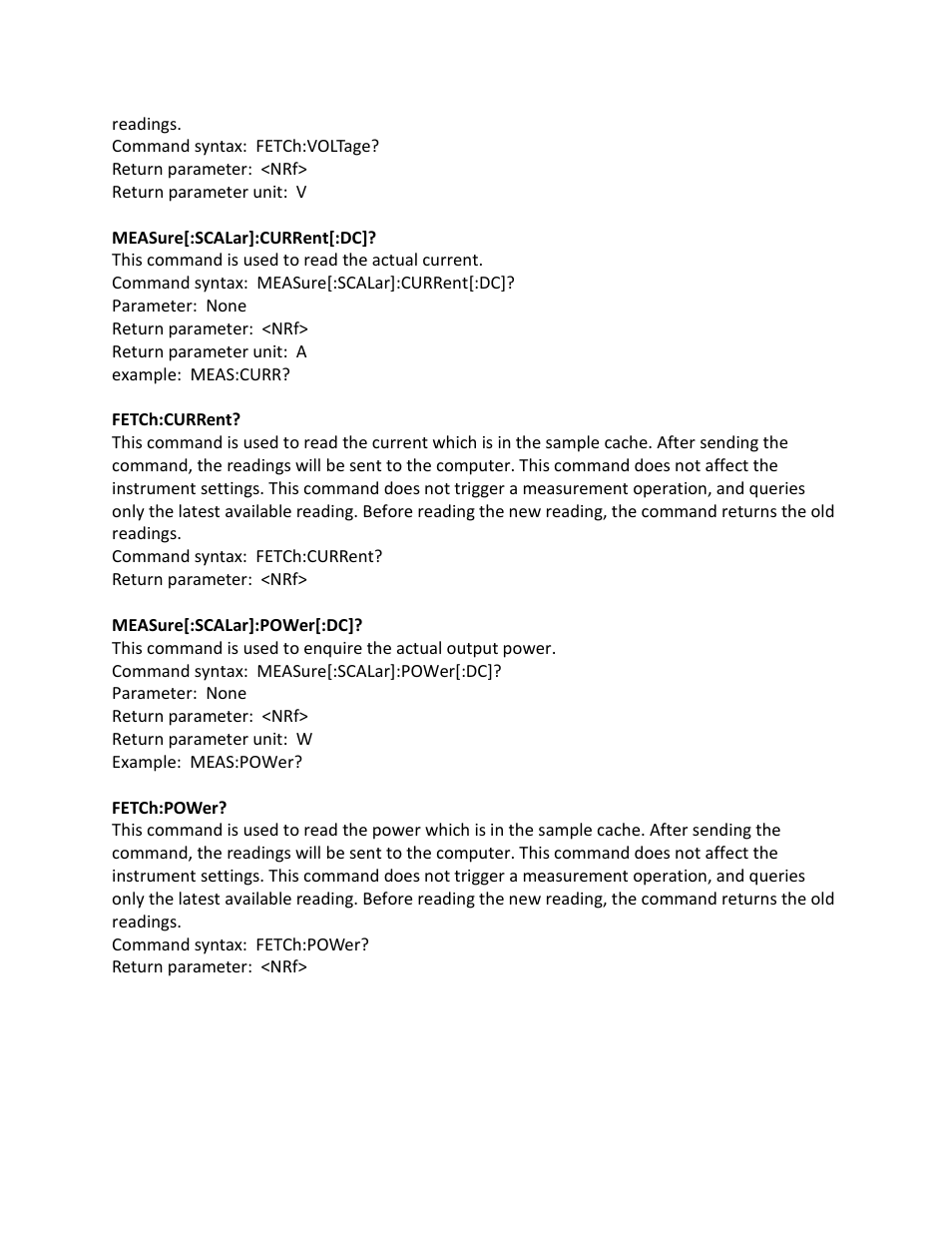 B&K Precision 9116 - Programming Manual User Manual | Page 19 / 23