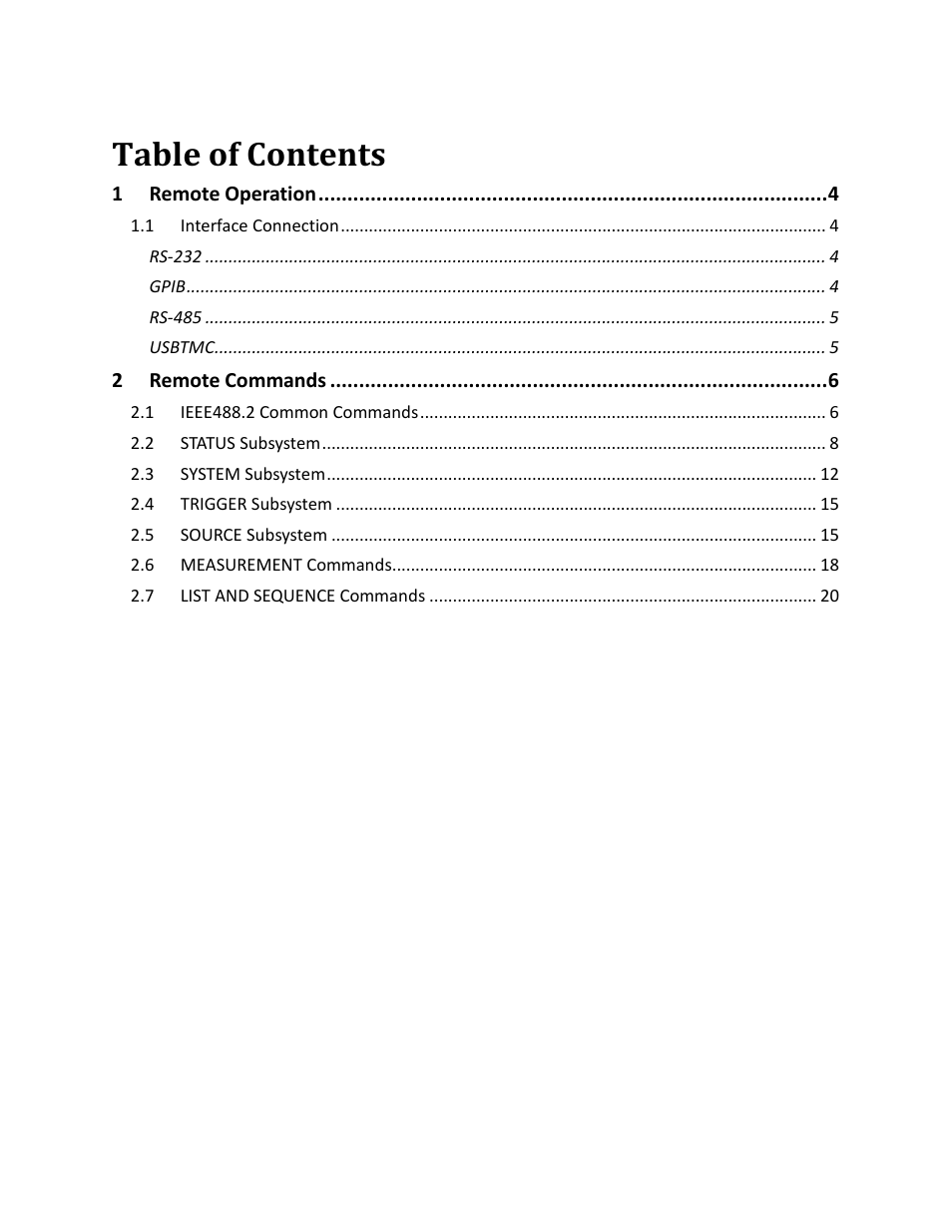 B&K Precision 9116 - Programming Manual User Manual | Page 3 / 23