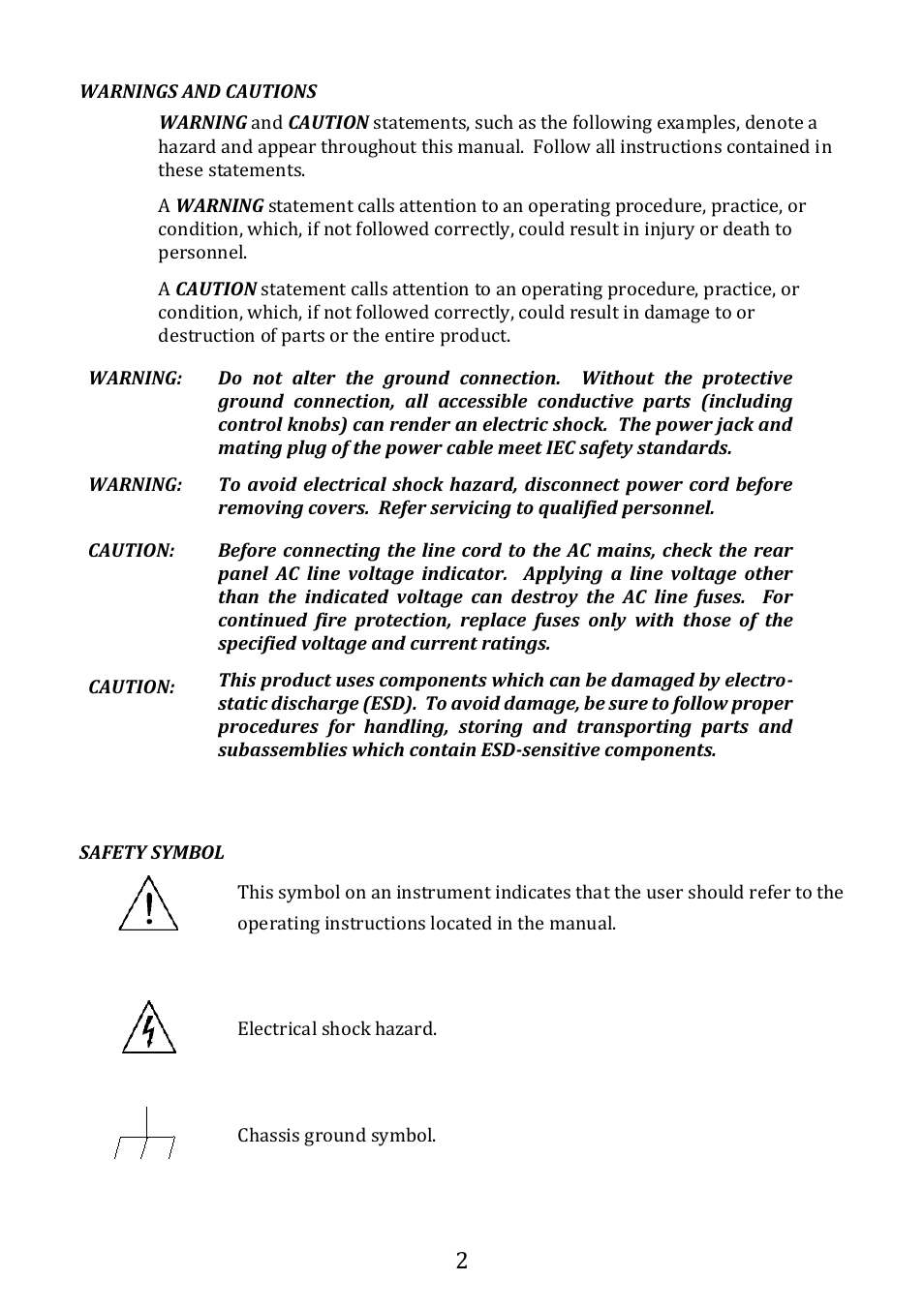 B&K Precision 1673 - Manual User Manual | Page 4 / 23