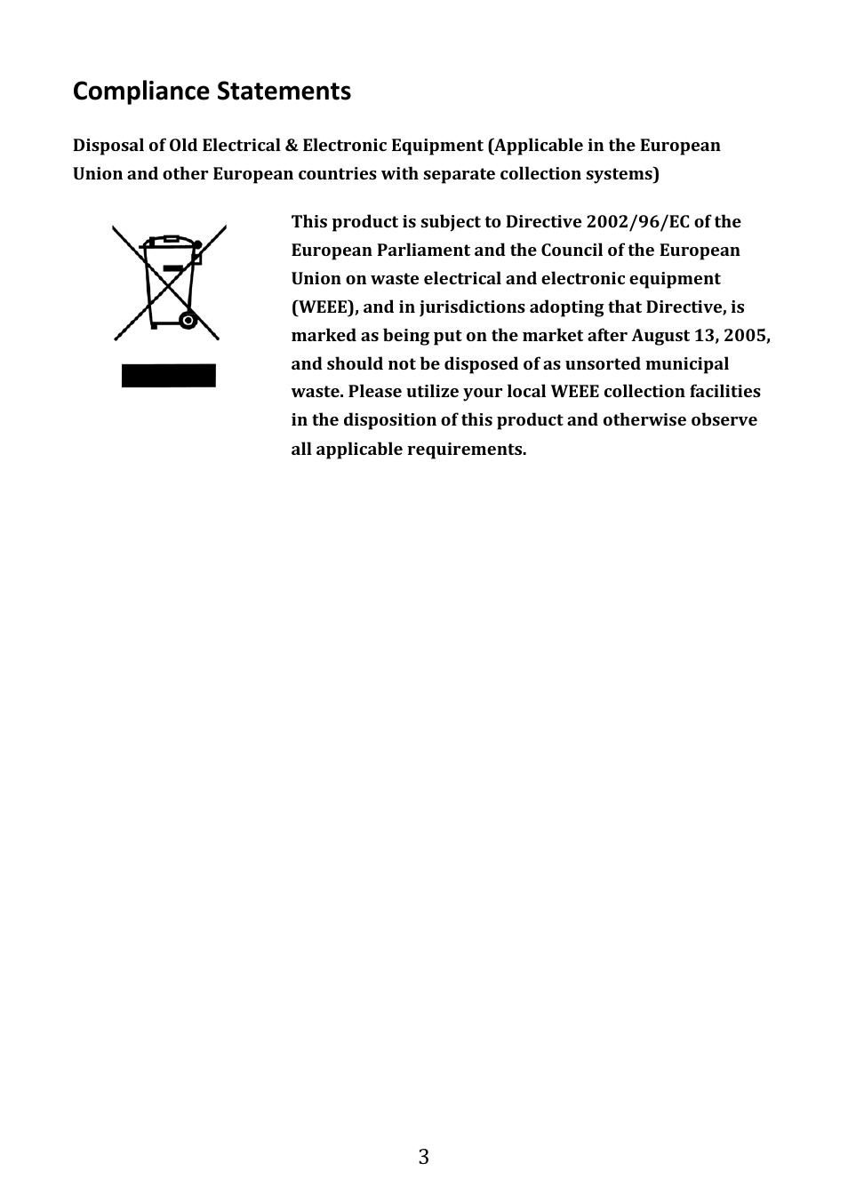 Compliance statements | B&K Precision 1673 - Manual User Manual | Page 5 / 23