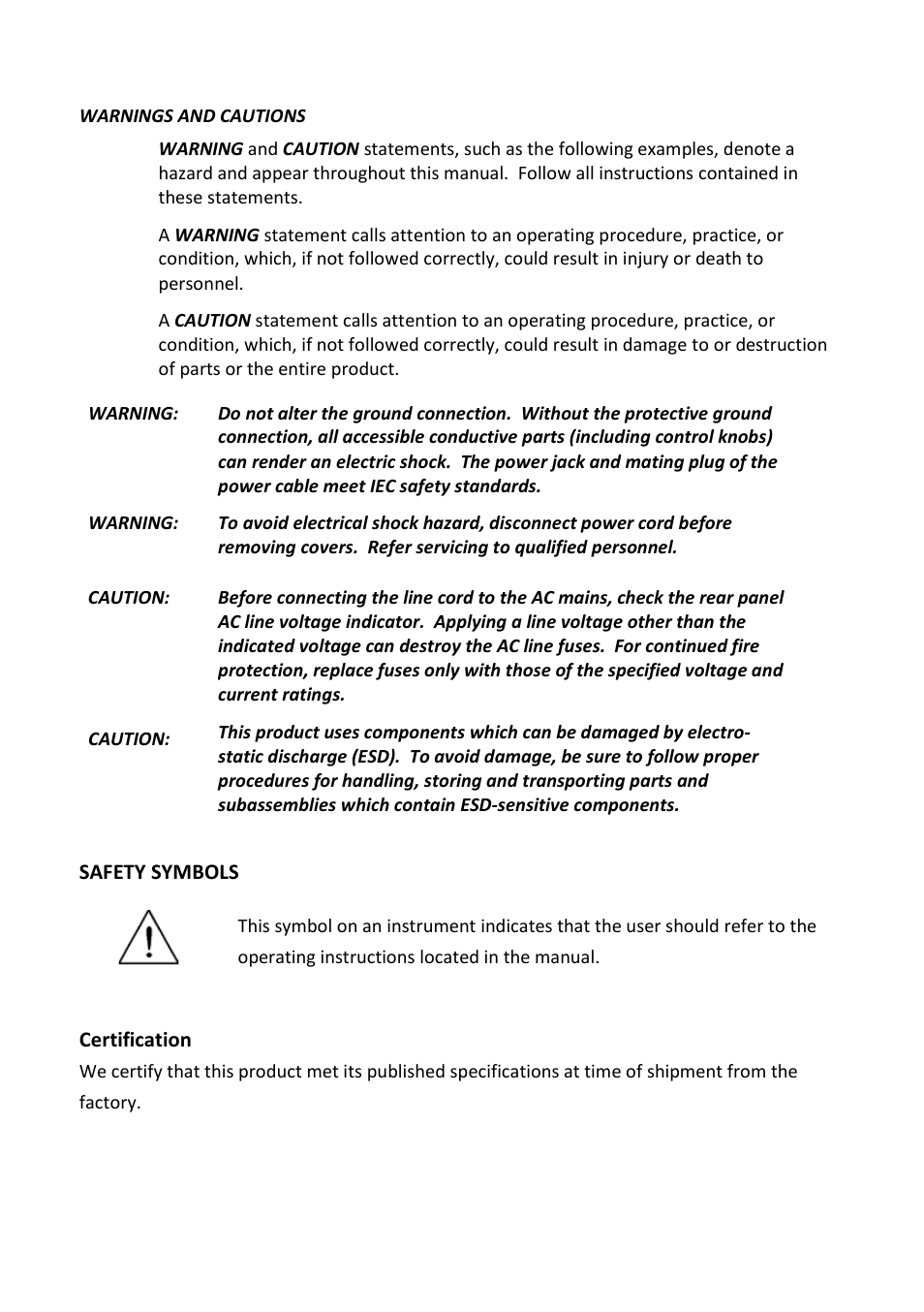 B&K Precision 1688B - Manual User Manual | Page 4 / 42