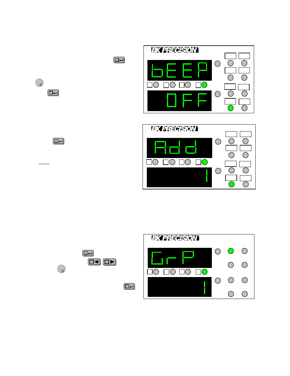 Key sound, Set address, Selecting a group number | B&K Precision 9110 - Manual User Manual | Page 8 / 12