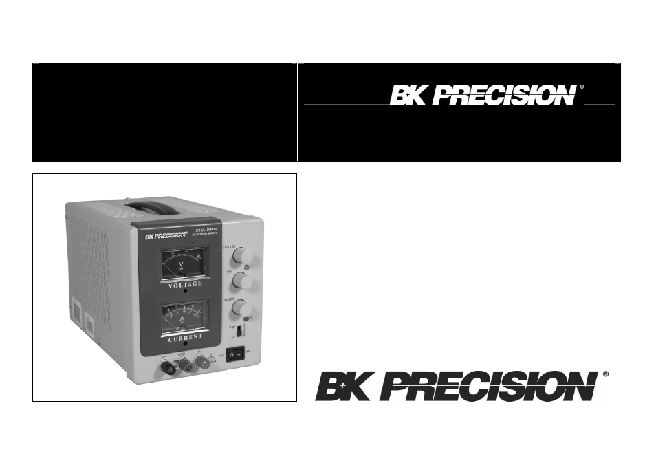 B&K Precision 1730A - Manual User Manual | 56 pages
